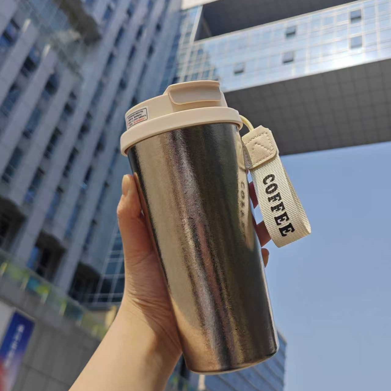 UTitanium Titanium Coffee Cup (520Ml / 17.59Oz)